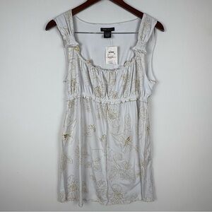 NWT BCBGMaxazaria Floral Empire Waist Tank Top